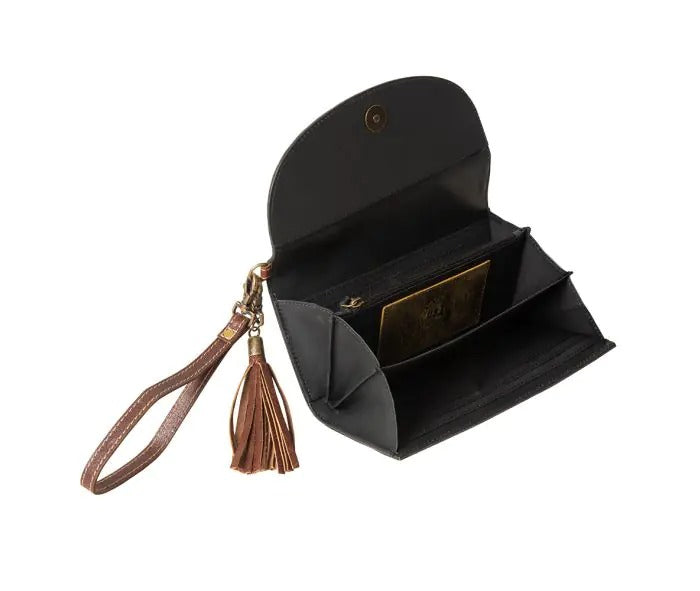 Myra Bag: S-7481 "Sandstone Trail Hand-Tooled Wristlet Wallet"