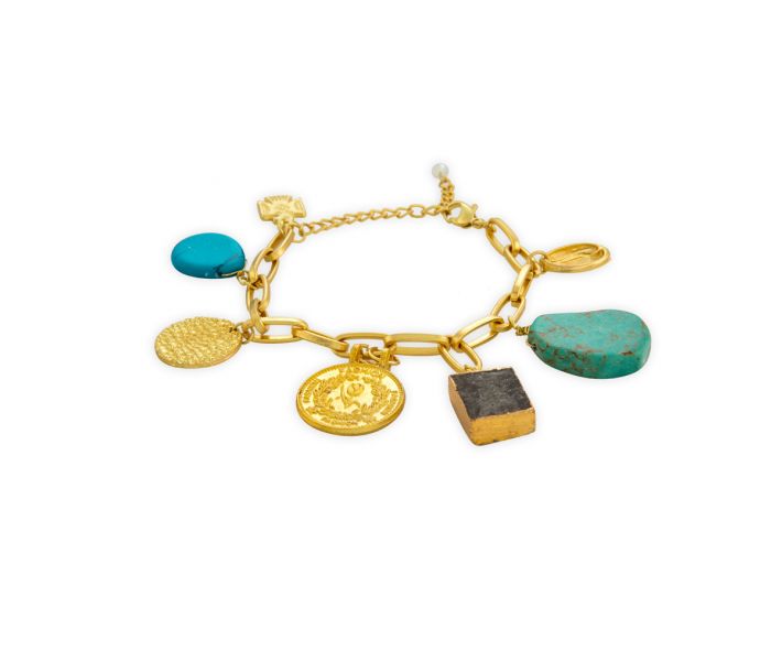 Myra Bag: S-7628 "World Travels Charm Bracelet"