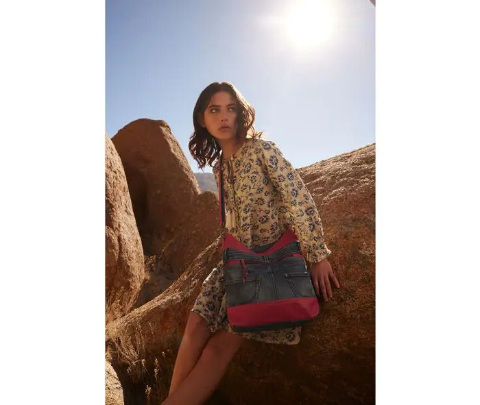 Myra Bag: S-8953 "Charley's Denim Shoulder Bag"