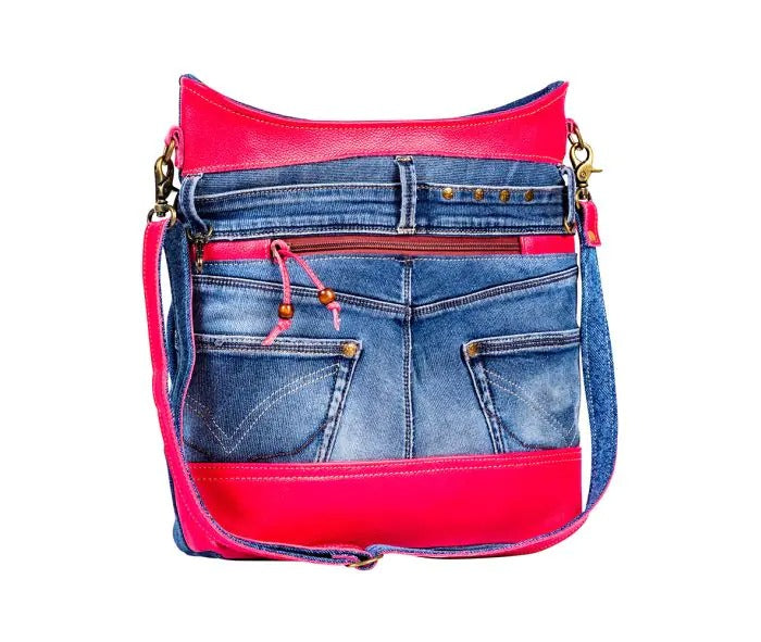 Myra Bag: S-8953 "Charley's Denim Shoulder Bag"