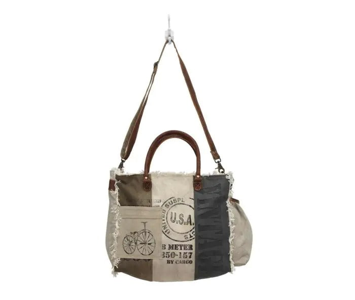 Myra Bag: S-0751 "USA Stamped Weekender Bag"