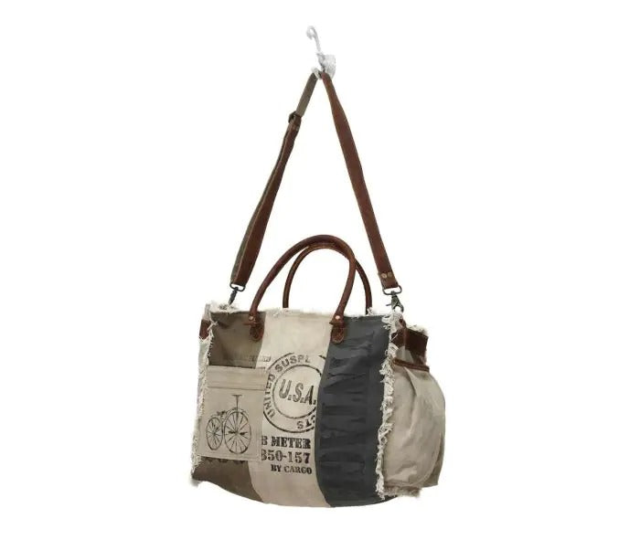 Myra Bag: S-0751 "USA Stamped Weekender Bag"