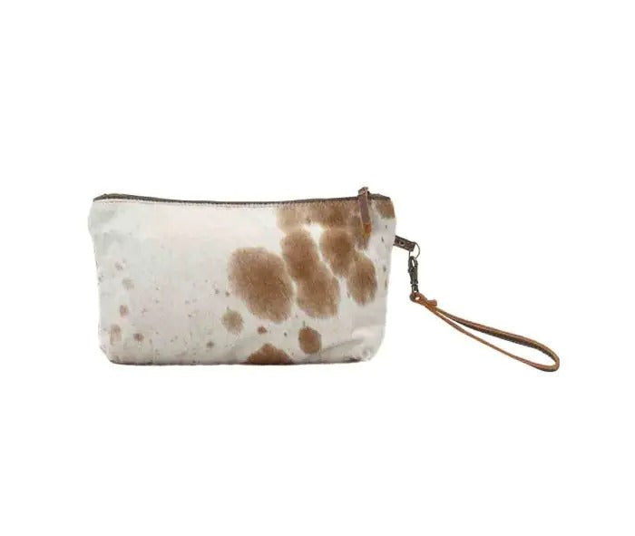 Myra Bag: S-0786 "Light Brown Shaded Hairon Small Bag Pouch"