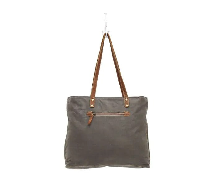 Myra Bag: S-0935 "By-Cycle Print Canvas Tote Bag"