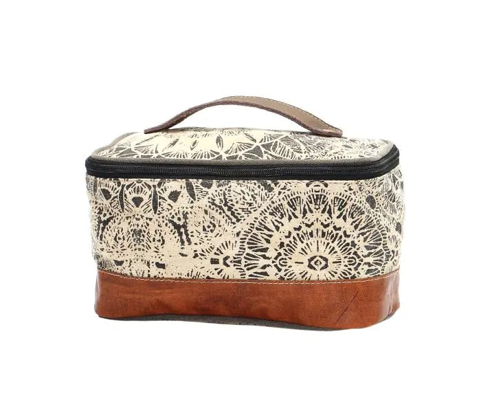 Myra Bag: S-1119 "Flower Design Shaving Kit Bag"