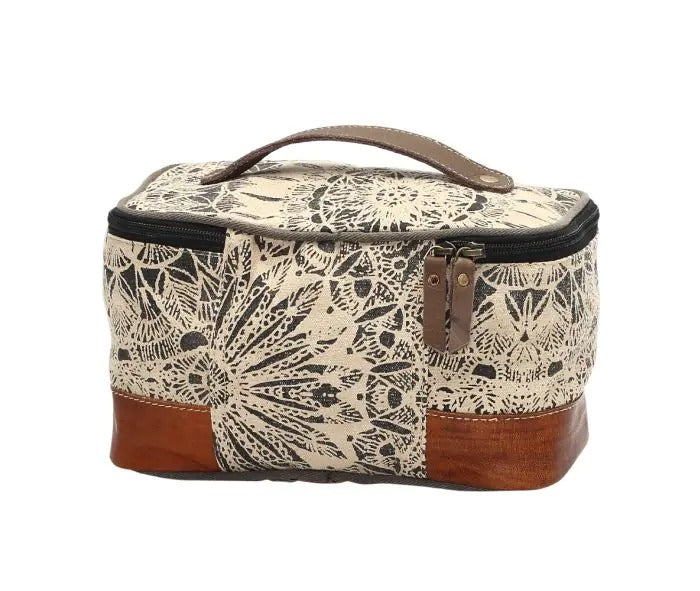 Myra Bag: S-1119 "Flower Design Shaving Kit Bag"