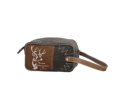 Myra Bag: S-1121 "Wild Reindeer Shaving Kit Bag"