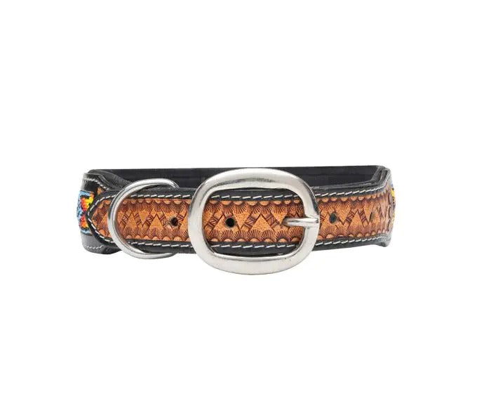 Myra Bag: S-10204 "Dodger Trail Hand-Beaded Dog Collar"