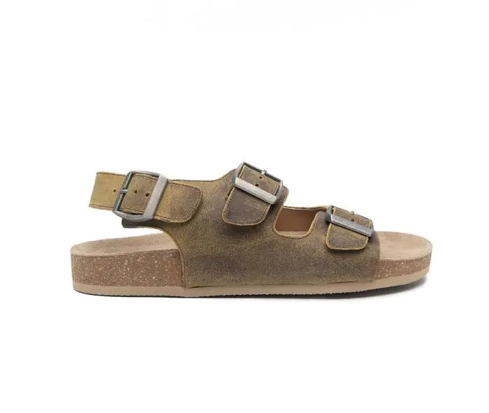 Myra Bag: S-10236 "Mountain Path Leather Sandals in Suede"