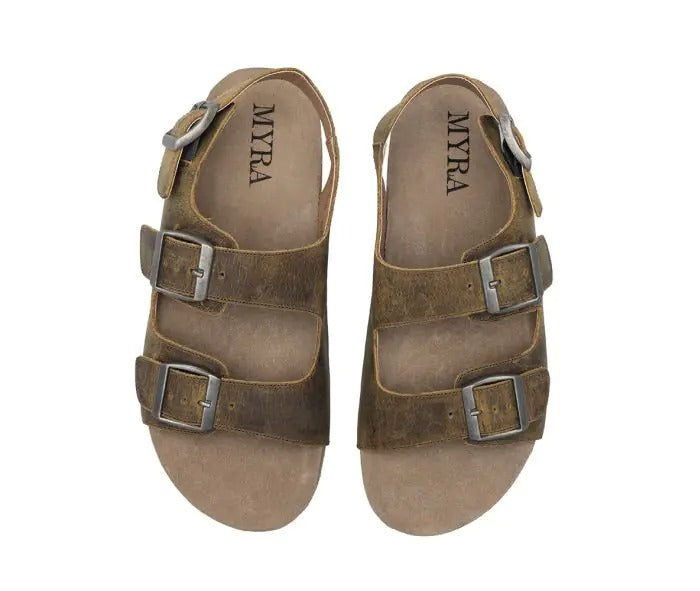 Myra Bag: S-10236 "Mountain Path Leather Sandals in Suede"