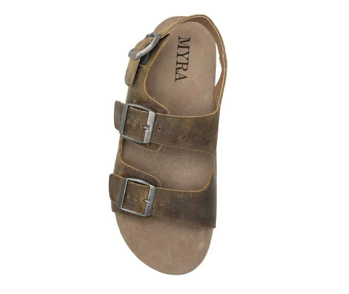 Myra Bag: S-10236 "Mountain Path Leather Sandals in Suede"