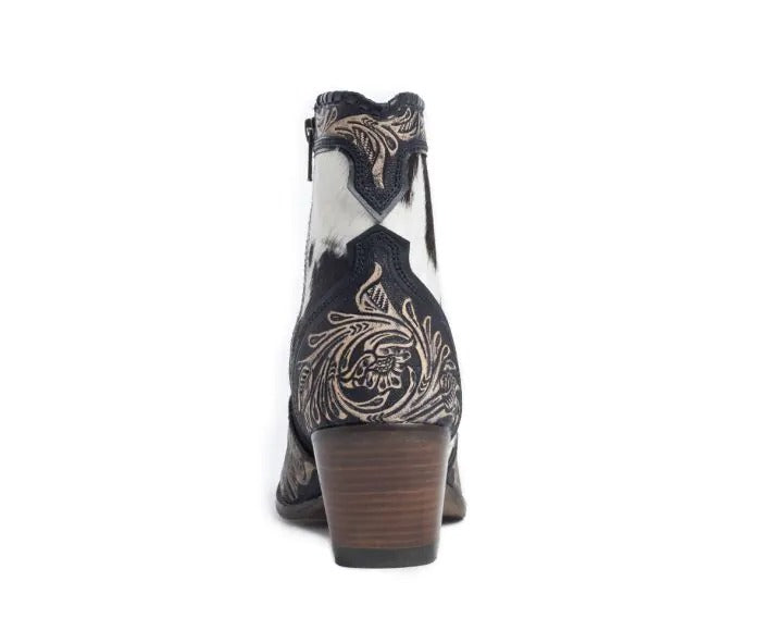 Myra Bag: S-10633 "Glennchester Hair-On Hide & Hand-Tooled Boots"