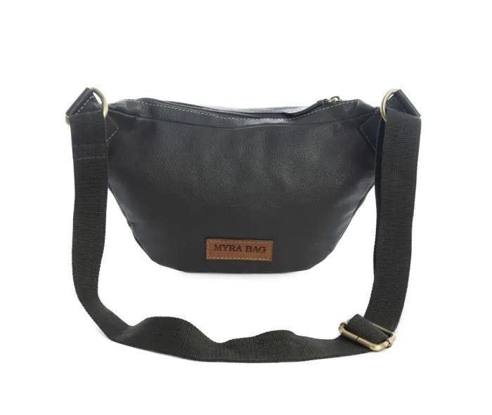 Myra Bag: S-10699 "Midnight Herd Hand-Tooled Leather Fanny Pack Bag"