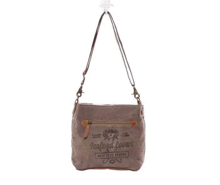 Myra Bag: S-1129 "Hair On & Cotton Rug Shoulder Bag"