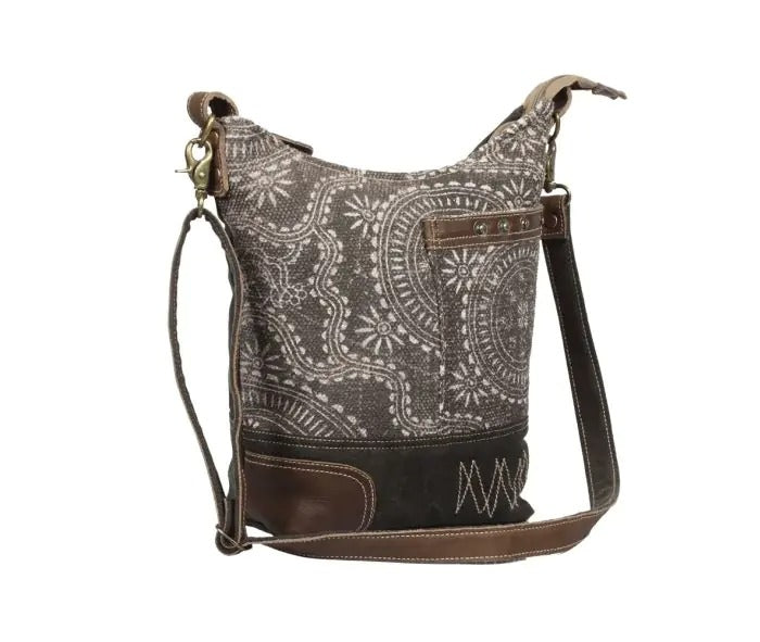 Myra Bag: S-1319 "Vintage Carved Shoulder Bag"