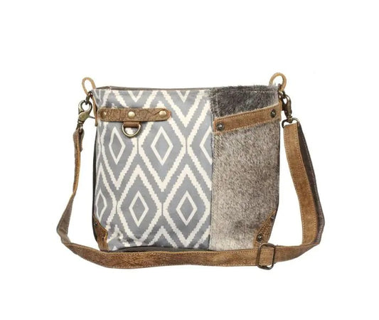 Myra Bag: S-1343 "Washed-Out Side Pocket Shoulder Bag"