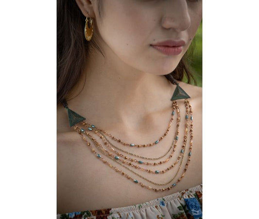 Myra Bag: S-1785 "High Strung Layered Necklace"