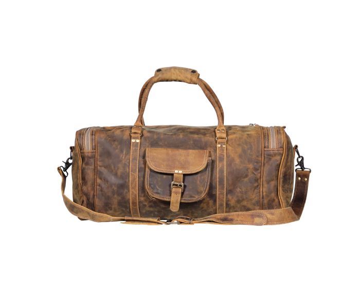 Myra Bag: S-1977 "Soulful Leather Duffle & Traveller Bag"