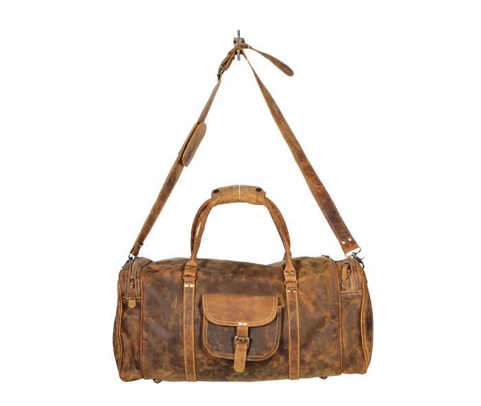 Myra Bag: S-1977 "Soulful Leather Duffle & Traveller Bag"