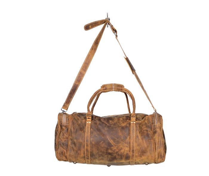 Myra Bag: S-1977 "Soulful Leather Duffle & Traveller Bag"