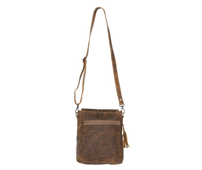 Myra Bag: S-2168 "BROWN BEAUTY LEATHER BAG"