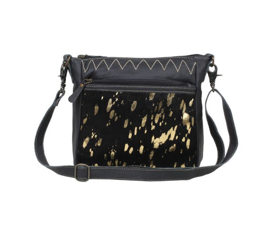 Myra Bag: S-2596 "ZIGGY LEATHER & HAIRON BAG"