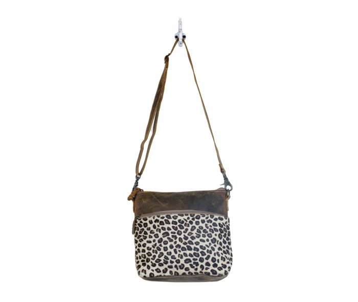 Myra Bag: S-2845 "Feline Leather & Hairon Bag"