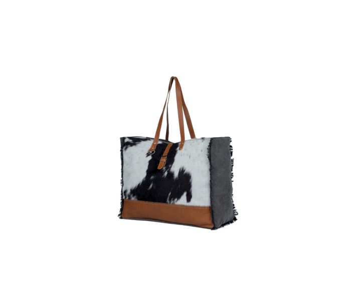 Myra Bag: S-3332 "Matty Affair Canvas & Hair On Weekender"