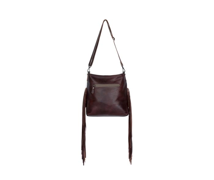 Myra Bag: S-3342 "Classic Etchings Leather & Hair On Bag"