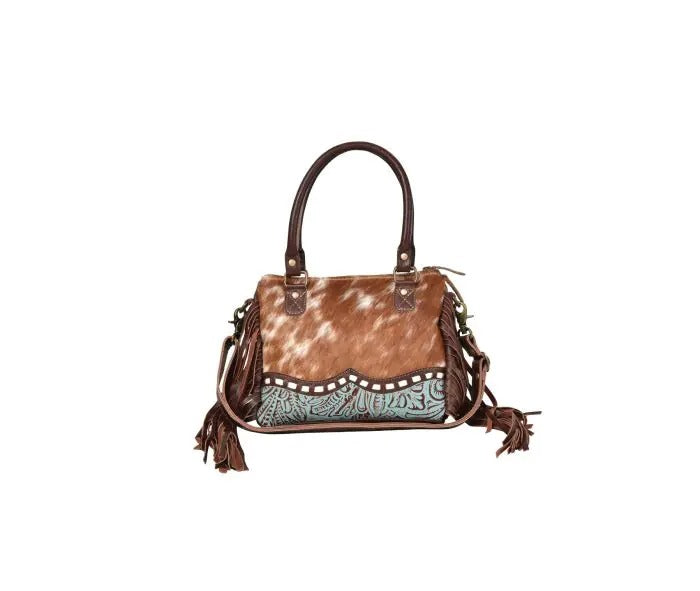 Myra Bag: S-3348 "Brown Freckles Concealed Carry Shoulder Bag"