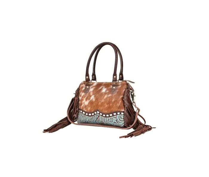 Myra Bag: S-3348 "Brown Freckles Concealed Carry Shoulder Bag"