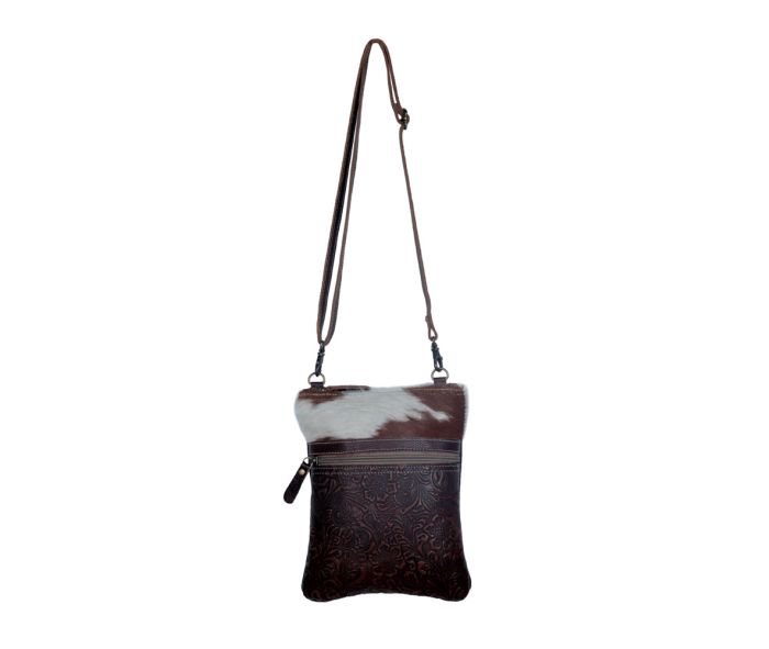 Myra Bag: S-3393 "Tangled Vine Leather & Hair On Bag"