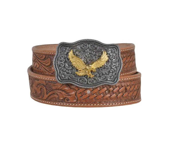 Myra Bag: S-4819 "Vines Hand-Tooled Leather Belt"