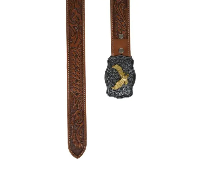 Myra Bag: S-4819 "Vines Hand-Tooled Leather Belt"