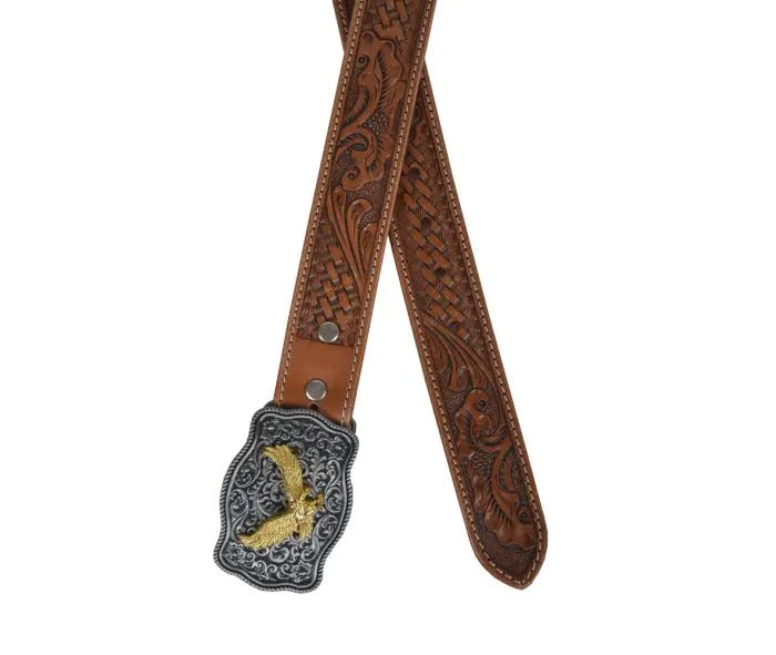 Myra Bag: S-4819 "Vines Hand-Tooled Leather Belt"