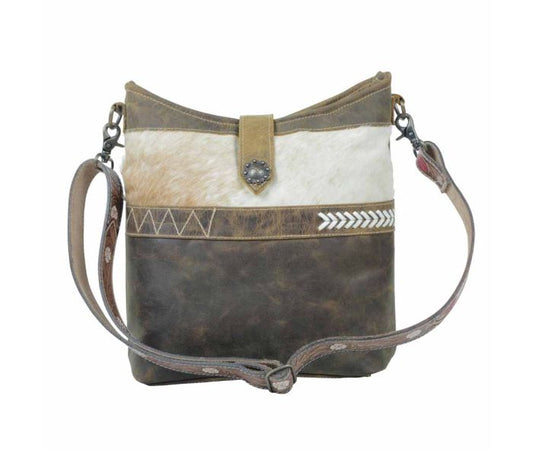 Myra Bag: S-5226 "Hazel Hues Leather & Hair On Bag"