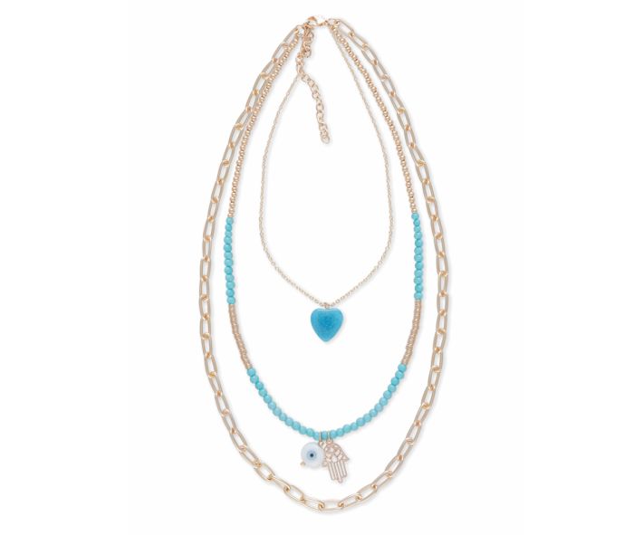 Myra Bag: S-5488 "Blue Heart Necklace"