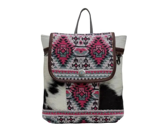 Myra Bag: S-6148 "Mia Hair-On Hide Rug Backpack Bag"