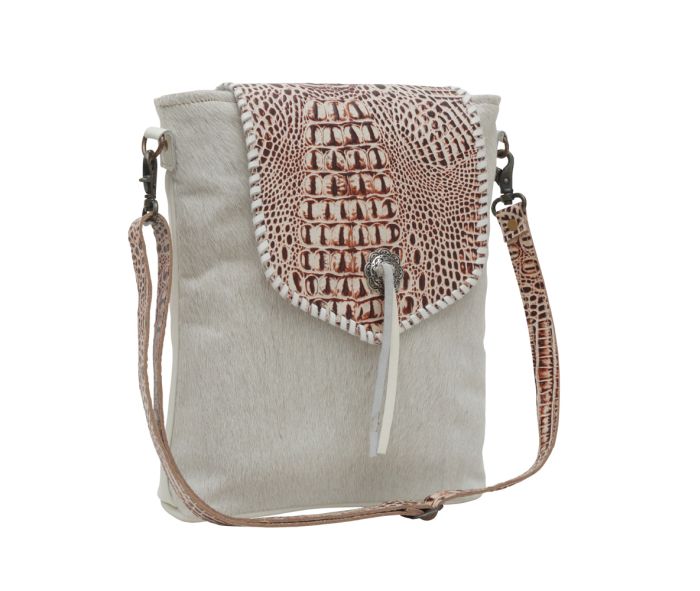 Myra Bag: S-6217 "Smokey Azteca Leather & Hair On Bag"