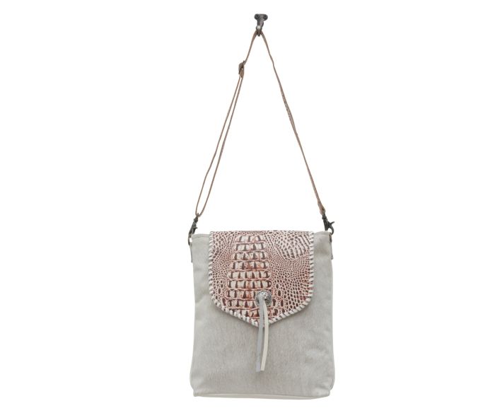 Myra Bag: S-6217 "Smokey Azteca Leather & Hair On Bag"