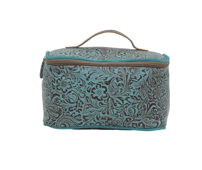 Myra Bag: S-6230 "Turquoise Shaving Kit Bag"