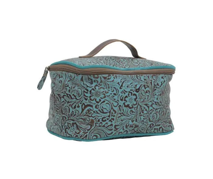 Myra Bag: S-6230 "Turquoise Shaving Kit Bag"