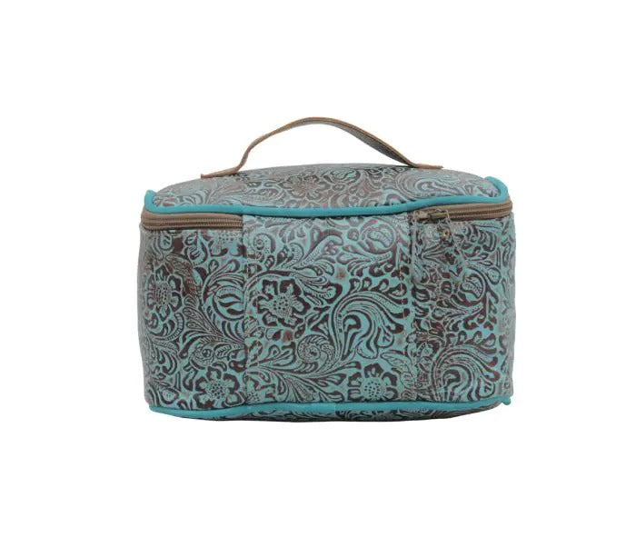 Myra Bag: S-6230 "Turquoise Shaving Kit Bag"