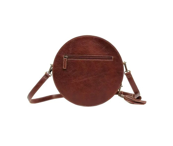 Myra Bag: S-6539 "Crimson Orchid Round Bag"