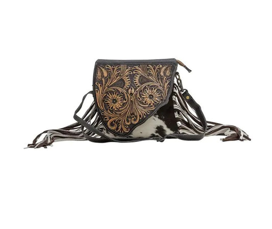 Myra Bag: S-6713 "Bagon Fringed Concealed Carry Crossbody Bag"