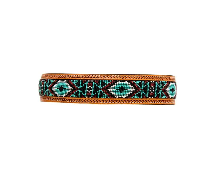 Myra Bag: S-6886 "Whizter Hand-Tooled Beaded Dog Collar"