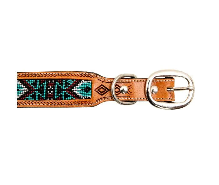 Myra Bag: S-6886 "Whizter Hand-Tooled Beaded Dog Collar"