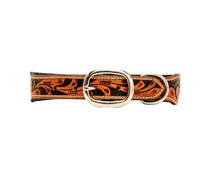 Myra Bag: S-6887 "Zoomper Hand-Tooled Leather Dog Collar"