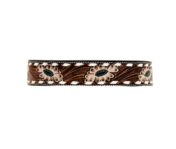 Myra Bag: S-6889 "Hotshots Hand-Tooled Leather Dog Collar"