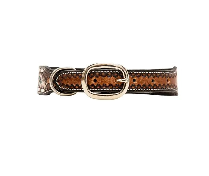 Myra Bag: S-6889 "Hotshots Hand-Tooled Leather Dog Collar"